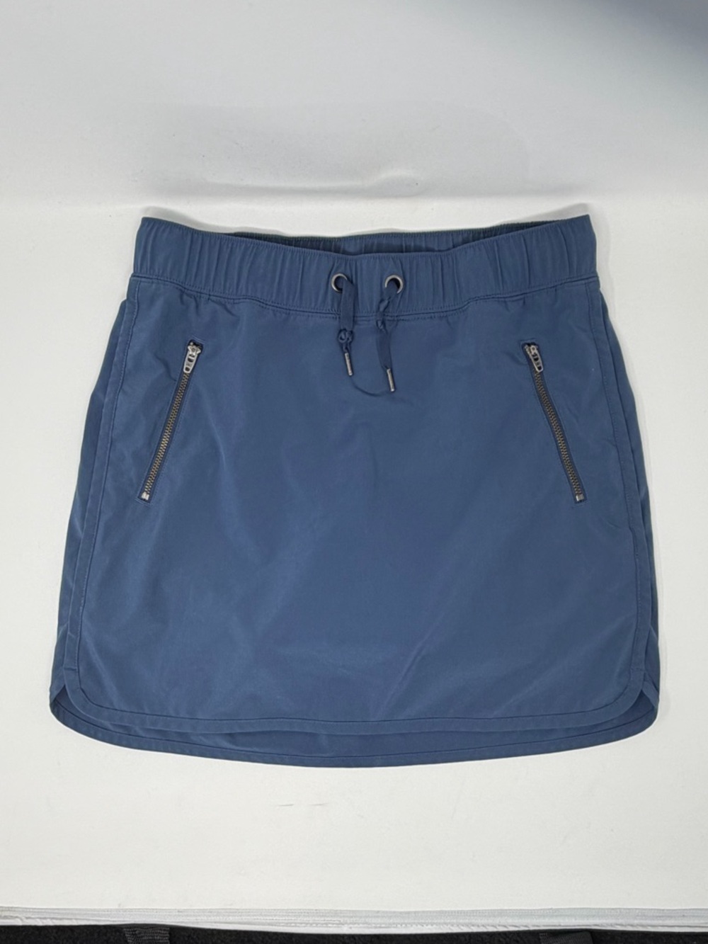 Athleta Blue Pull-On Zip Pocket Skort
